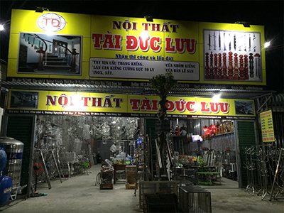 Cầu thang kính biên hoà 01